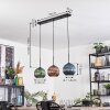 Koyoto Hanglamp, Kogellampje, Hanglamp Blauw, Groen, Koperkleurig, 3-lichts