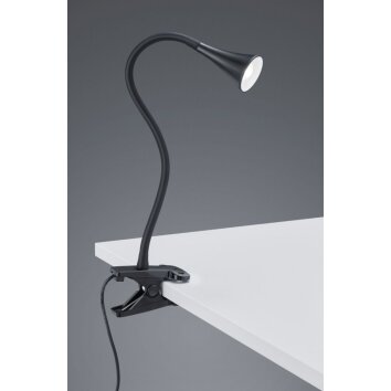 Reality VIPER Klemlamp LED Zwart, 1-licht