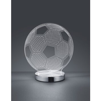 Reality BALL Tafellamp LED Chroom, 1-licht