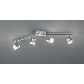 Reality ROUBAIX Spotlamp LED Nikkel mat, 4-lichts