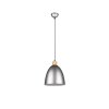 Reality Jagger Hanglamp Donkerbruin, Nikkel mat, 1-licht