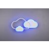 Reality Cloudy Plafondlamp LED Wit, 1-licht, Afstandsbediening, Kleurwisselaar