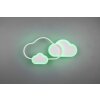 Reality Cloudy Plafondlamp LED Wit, 1-licht, Afstandsbediening, Kleurwisselaar