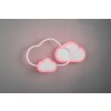 Reality Cloudy Plafondlamp LED Wit, 1-licht, Afstandsbediening, Kleurwisselaar