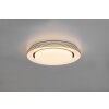 Reality Atria Plafondlamp LED Zwart, Wit, 1-licht, Afstandsbediening