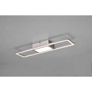 Reality Rigido Plafondlamp LED Nikkel mat, 1-licht, Afstandsbediening