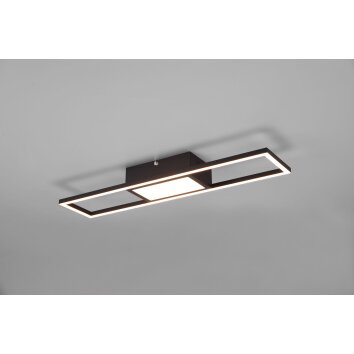 Reality Rigido Plafondlamp LED Zwart, 1-licht, Afstandsbediening