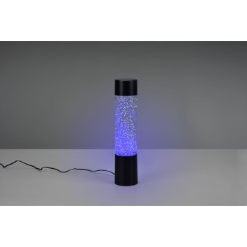 Reality Glitter Tafellamp LED Zwart, Transparant, Helder, 1-licht