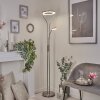 Donna Staande lamp LED Nikkel mat, 2-lichts