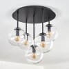 Gastor Plafondlamp, Kogellampje 45 cm Duidelijk, 5-lichts