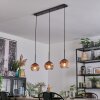 Ripoll Hanglamp, Kogellampje, Hanglamp Duidelijk, Koperkleurig, 3-lichts