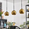 Ripoll Hanglamp, Kogellampje, Hanglamp Goud, 3-lichts