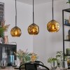 Ripoll Hanglamp, Kogellampje, Hanglamp Goud, 3-lichts