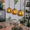 Ripoll Hanglamp, Kogellampje, Hanglamp Goud, 3-lichts