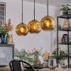 Ripoll Hanglamp, Kogellampje, Hanglamp Goud, 3-lichts