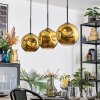 Ripoll Hanglamp, Kogellampje, Hanglamp Goud, 3-lichts