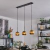 Koyoto Hanglamp, Kogellampje, Hanglamp Goud, 3-lichts