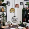 Ripoll Hanglamp, Kogellampje, Hanglamp, Cluster hanglamp Chroom, Goud, Duidelijk, Koperkleurig, Rookkleurig, 3-lichts