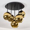 Koyoto Plafondlamp, Kogellampje 45 cm Goud, 5-lichts