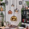 Ripoll Hanglamp, Kogellampje, Cluster hanglamp Chroom, Goud, Duidelijk, Koperkleurig, Rookkleurig, 4-lichts