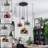 Ripoll Hanglamp, Kogellampje, Cluster hanglamp Chroom, Goud, Duidelijk, Koperkleurig, Rookkleurig, 4-lichts