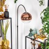 Koyoto Staande lamp Chroom, Zwart, 1-licht