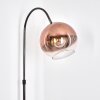 Koyoto Staande lamp Chroom, Zwart, 1-licht