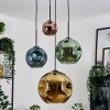 Ripoll Hanglamp, Kogellampje, Cluster hanglamp Blauw, Goud, Groen, Koperkleurig, 4-lichts