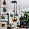 Ripoll Hanglamp, Kogellampje, Cluster hanglamp Blauw, Goud, Groen, Koperkleurig, 4-lichts