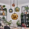 Ripoll Hanglamp, Kogellampje, Cluster hanglamp Blauw, Goud, Groen, Koperkleurig, 4-lichts