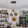 Ripoll Hanglamp, Kogellampje, Cluster hanglamp Blauw, Goud, Groen, Koperkleurig, 4-lichts