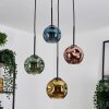 Ripoll Hanglamp, Kogellampje, Cluster hanglamp Blauw, Goud, Groen, Koperkleurig, 4-lichts