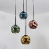 Ripoll Hanglamp, Kogellampje, Cluster hanglamp Blauw, Goud, Groen, Koperkleurig, 4-lichts