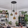 Ripoll Hanglamp, Kogellampje, Cluster hanglamp Blauw, Goud, Groen, Koperkleurig, 4-lichts