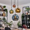 Ripoll Hanglamp, Kogellampje, Cluster hanglamp Blauw, Goud, Groen, Koperkleurig, 4-lichts