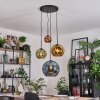 Ripoll Hanglamp, Kogellampje, Cluster hanglamp Blauw, Goud, Groen, Koperkleurig, 4-lichts