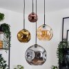 Ripoll Hanglamp, Kogellampje, Cluster hanglamp Amber, Goud, Koperkleurig, Rookkleurig, 4-lichts