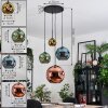 Ripoll Hanglamp, Kogellampje, Cluster hanglamp Blauw, Goud, Groen, Koperkleurig, 4-lichts