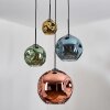 Ripoll Hanglamp, Kogellampje, Cluster hanglamp Blauw, Goud, Groen, Koperkleurig, 4-lichts