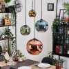 Ripoll Hanglamp, Kogellampje, Cluster hanglamp Blauw, Goud, Groen, Koperkleurig, 4-lichts