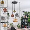 Ripoll Hanglamp, Kogellampje, Cluster hanglamp Amber, Goud, Koperkleurig, Rookkleurig, 4-lichts