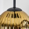 Ripoll Hanglamp, Kogellampje, Cluster hanglamp Amber, Goud, Koperkleurig, Rookkleurig, 4-lichts