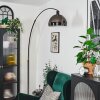 Baloca Staande lamp Chroom, Zwart, 1-licht