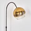 Koyoto Staande lamp Chroom, Zwart, 1-licht