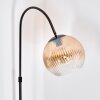 Koyoto Staande lamp Chroom, Zwart, 1-licht