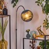 Koyoto Staande lamp Chroom, Zwart, 1-licht