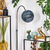 Koyoto Staande lamp Chroom, Zwart, 1-licht