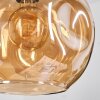 Ripoll Hanglamp, Kogellampje, Cluster hanglamp Amber, Rookkleurig, 5-lichts