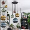 Koyoto Hanglamp, Kogellampje, Cluster hanglamp 35 cm Blauw, Goud, Groen, Koperkleurig, 4-lichts