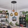 Koyoto Hanglamp, Kogellampje, Cluster hanglamp 35 cm Blauw, Goud, Groen, Koperkleurig, 4-lichts